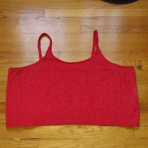 Old Navy Cropped Sweater Tank 3X Crop Top